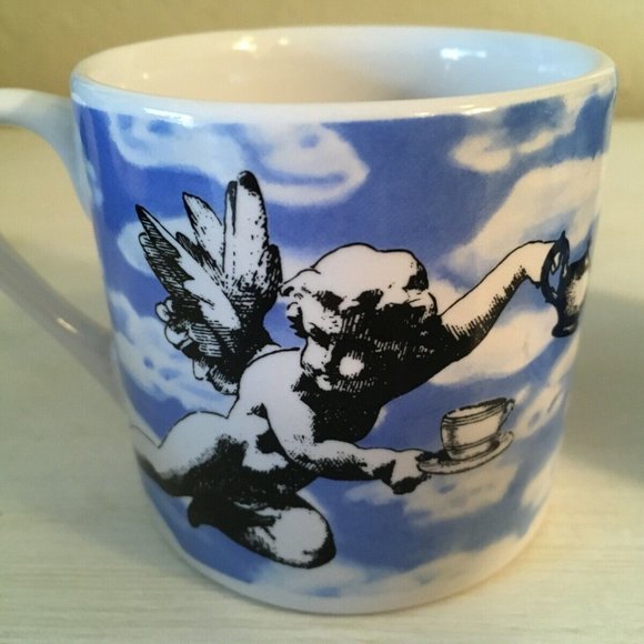 Lot of 2 (Two) RIVIERA VAN BEERS By Signature Cherub Angels and Clouds Cups 4 oz - Picture 1 of 5